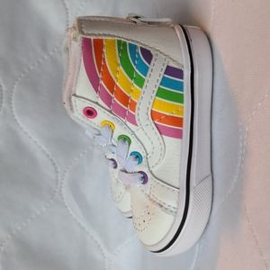 Toddler Vans X Flour Shop Kids Comfycush Sk8-Hi Sneakers Size 4